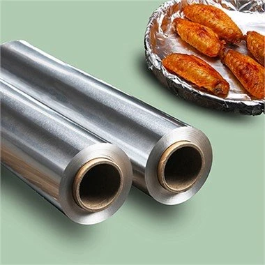 Feuille d'aluminium enduite d'huile de silicone